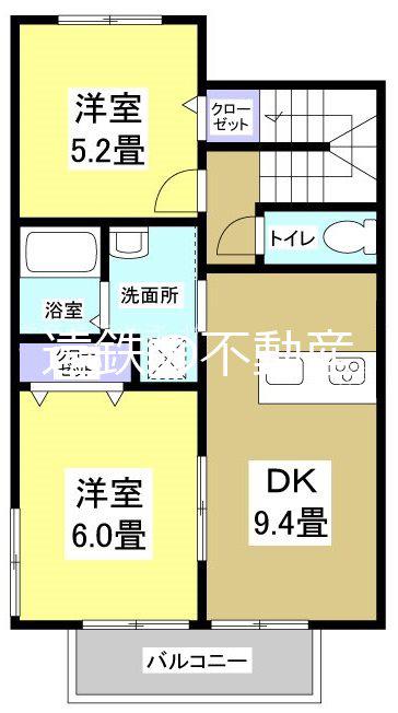 グランフォレスト(1LDK/1階)の間取り写真