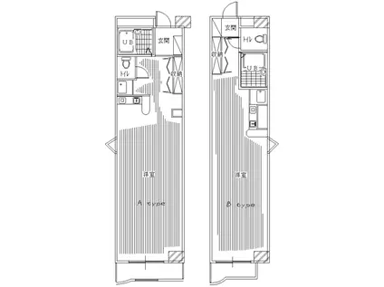 カーサラエスペランサ(ワンルーム/3階)の間取り写真