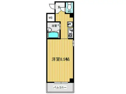 リアライズ八尾(1K/2階)の間取り写真