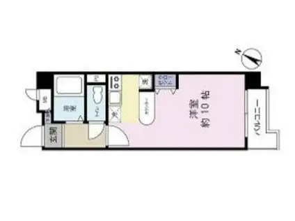 サニークレスト南林寺(ワンルーム/2階)の間取り写真