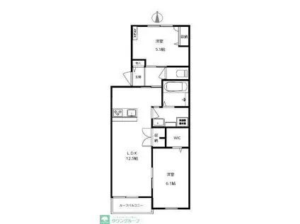 SIRIN KEDI シリンケディ BLDG A&B(2LDK/3階)の間取り写真