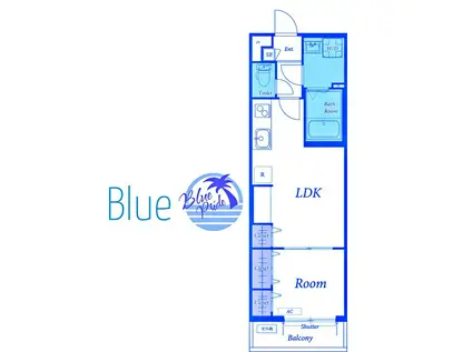リブリ・レモングラス(1LDK/3階)の間取り写真