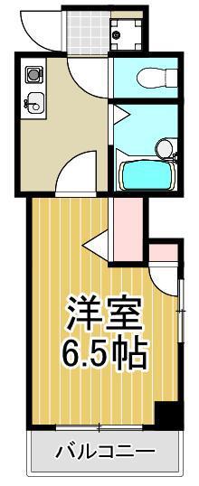 レイ・ローズビル(1K/2階)の間取り写真