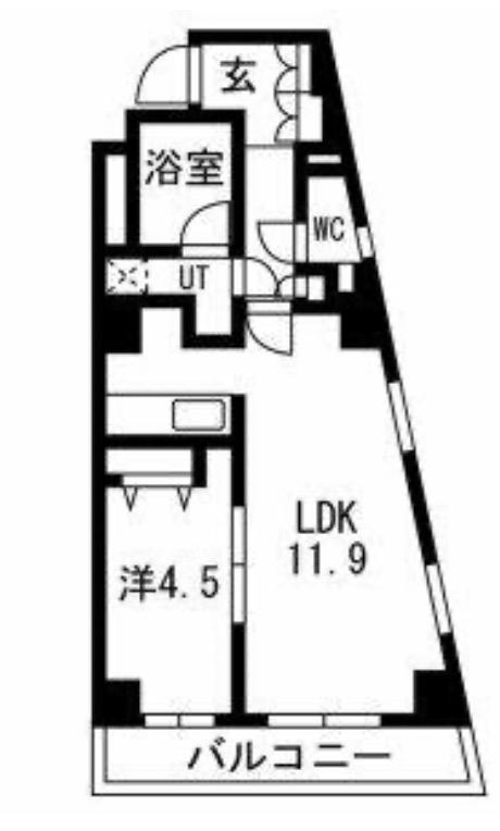 プレセダンヒルズ向島イースト(1LDK/3階)の間取り写真