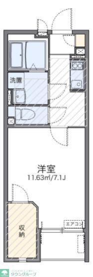 レオネクストSHI KI(1K/1階)の間取り写真
