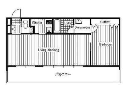 LINK・F(1LDK/5階)の間取り写真