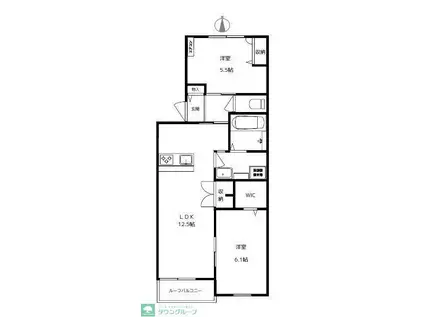 SIRIN KEDI シリンケディ BLDG A&B(2LDK/3階)の間取り写真