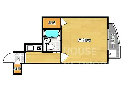 アミニティ白川(1K/2階)の間取り写真