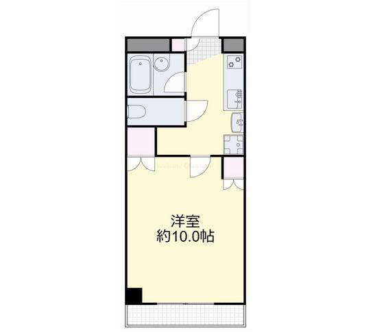 パストラルK(1K/4階)の間取り写真