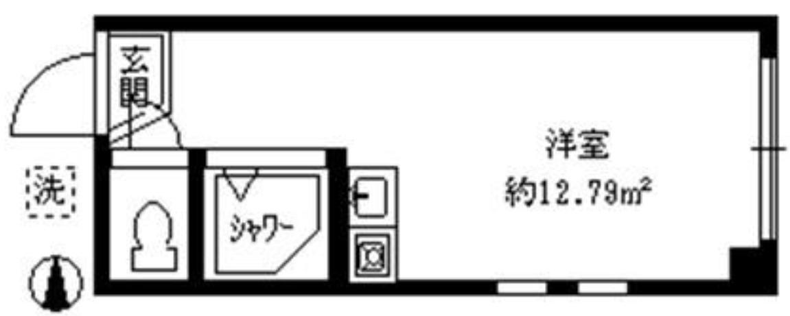 プレシャス沼袋(ワンルーム/4階)の間取り写真