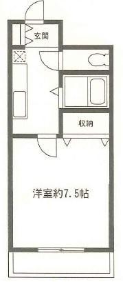 エルハイツIKEDAIII(1K/3階)の間取り写真