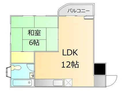アトリエ ド 御殿場(1LDK/2階)の間取り写真