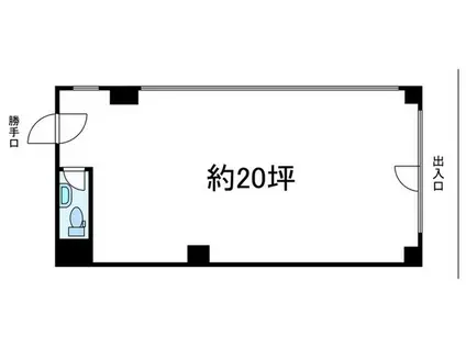 グリーンパル池上(ワンルーム/1階)の間取り写真