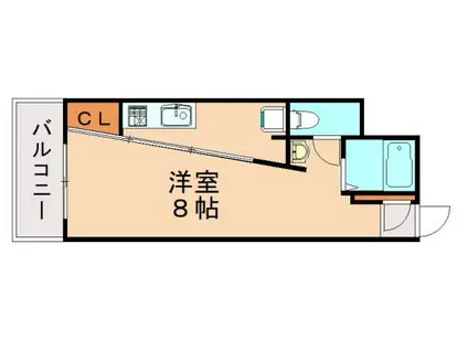 GC21.NETビル(ワンルーム/7階)の間取り写真