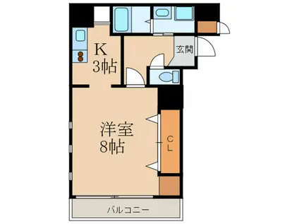 サン・グレート・ESAKA(1K/2階)の間取り写真