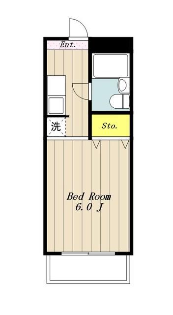グリーンピア長嶋(1K/3階)の間取り写真