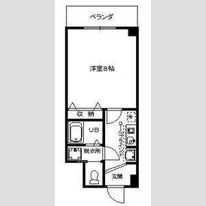 フルハウス(1K/1階)の間取り写真