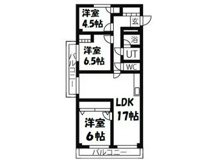 STプラザ御器所(3LDK/5階)の間取り写真