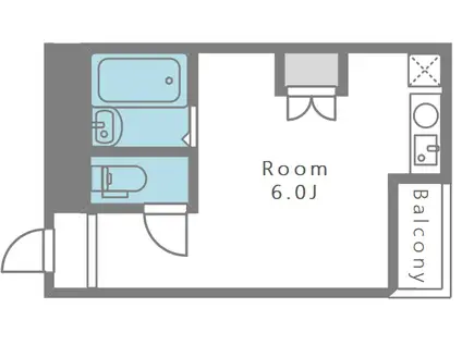 レジデンスイン梅田(ワンルーム/3階)の間取り写真