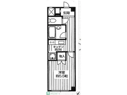 SKK-VIII(1K/2階)の間取り写真