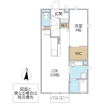 大黒屋十番館(1LDK/2階)の間取り写真
