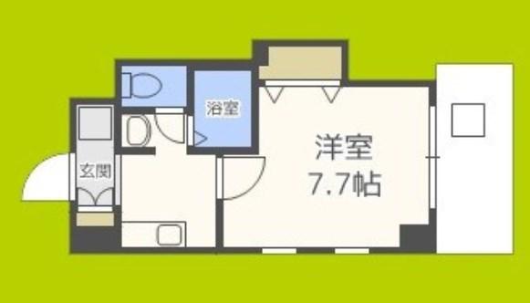 Mプラザ住吉公園壱番館(1K/10階)の間取り写真