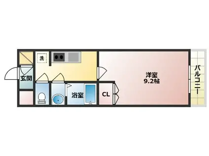 プラボーパーヒ(1K/3階)の間取り写真