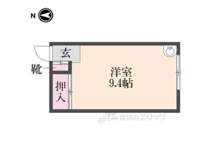 マルショービル(ワンルーム/5階)の間取り写真