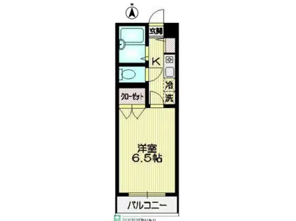 カサグランデ・西荻窪(1K/2階)の間取り写真