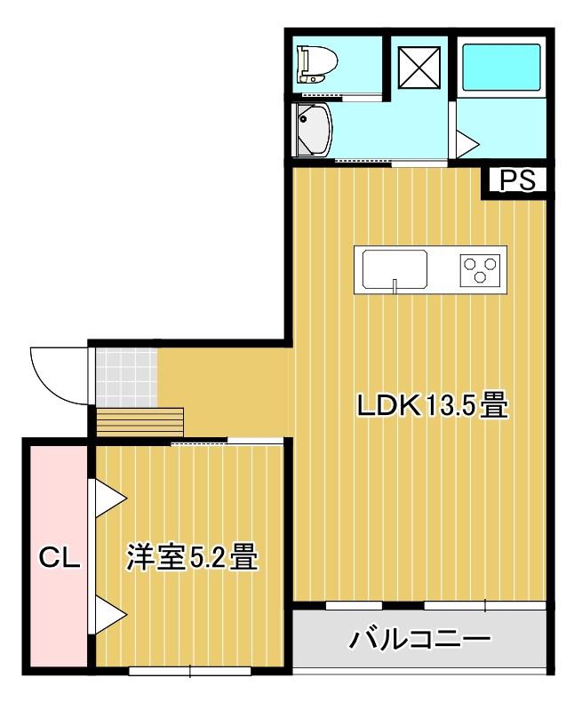 JR石北本線 北見駅 徒歩28分 3階建 築3年(1LDK/3階)の間取り写真