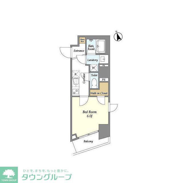 アビティ下北沢(1K/4階)の間取り写真
