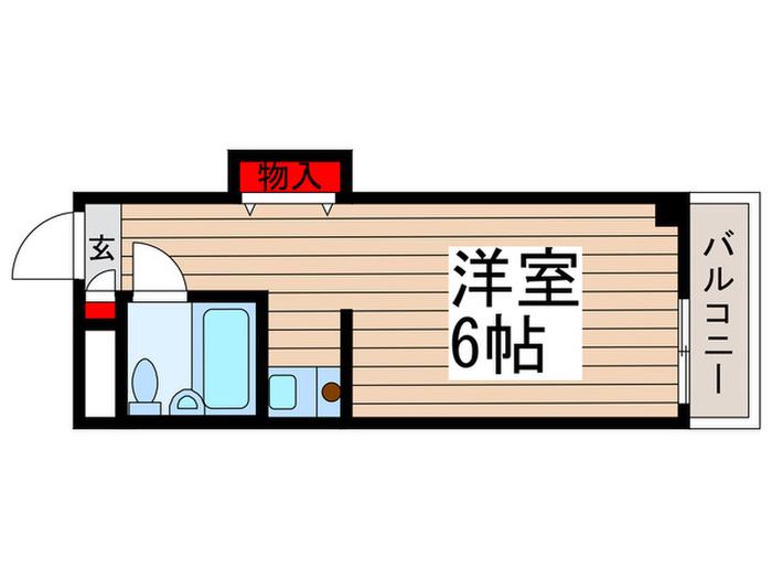 WINBELL・亀戸第1(ワンルーム/3階)の間取り写真