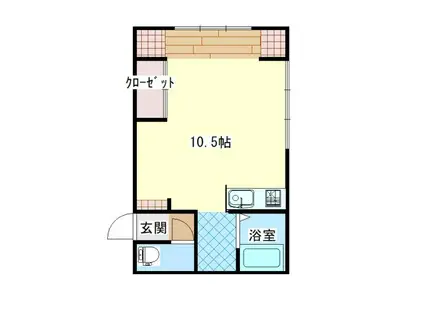 ファーストライブ(1LDK/2階)の間取り写真