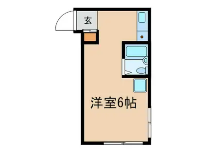 アーバハイツ上北沢(ワンルーム/2階)の間取り写真
