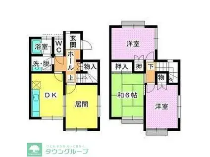 生の松原ニュータウンS(4DK/1階)の間取り写真