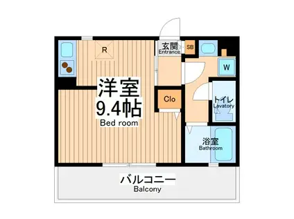 グラン・ソレイユ(ワンルーム/3階)の間取り写真