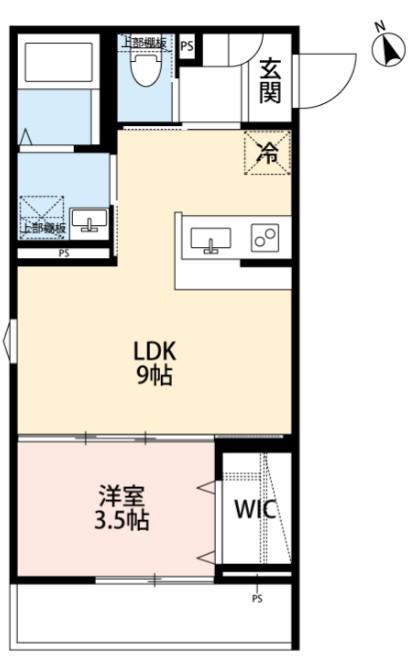 桜ノ杜 -SAKURANOMORI-(1LDK/2階)の間取り写真