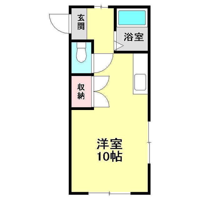 ヴィンテージMS(ワンルーム/3階)の間取り写真
