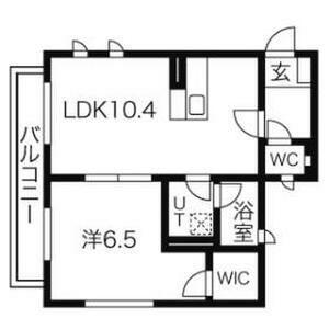 シャルマン(1LDK/3階)の間取り写真
