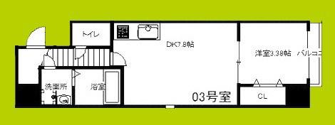 MAISON PREMIER VII(1DK/5階)の間取り写真