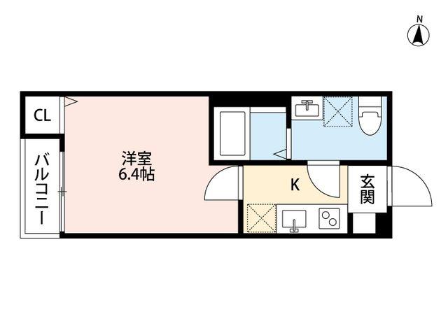 アーバンハウス岩槻(1K/2階)の間取り写真
