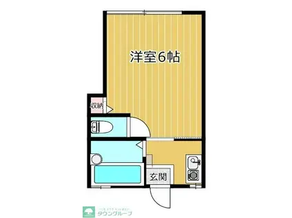 ハイツ イシカワ(1K/1階)の間取り写真