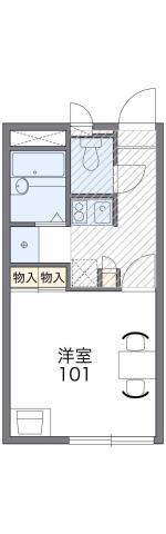 レオパレスアシャラーデ タナカ(1K/1階)の間取り写真