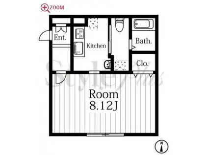 MODULOR名駅太閤通(ワンルーム/3階)の間取り写真