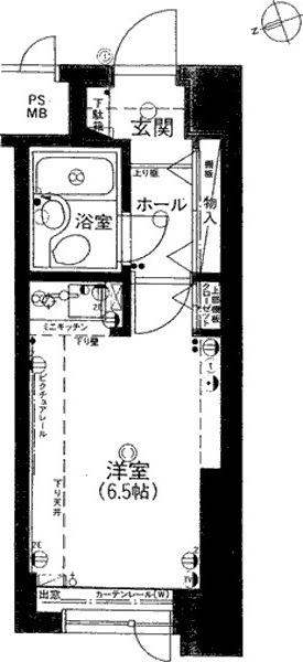 ダイアパレス白石(ワンルーム/3階)の間取り写真