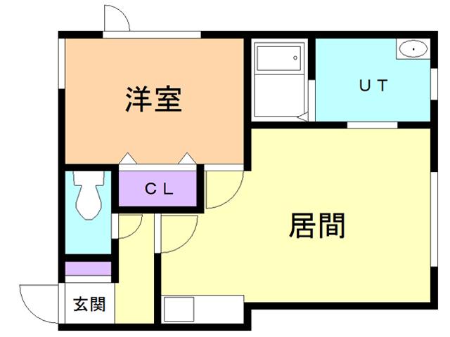 大昭センチュリービラ(1LDK/2階)の間取り写真
