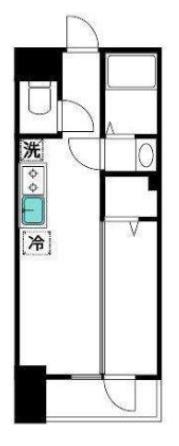 VISTA豊島(1DK/10階)の間取り写真