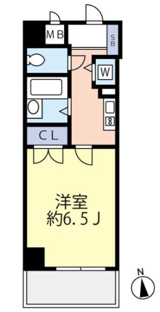 グランヴァン高田馬場(1K/3階)の間取り写真