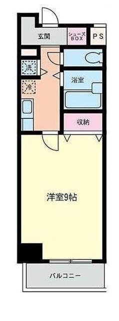 第5SKビル(1K/5階)の間取り写真