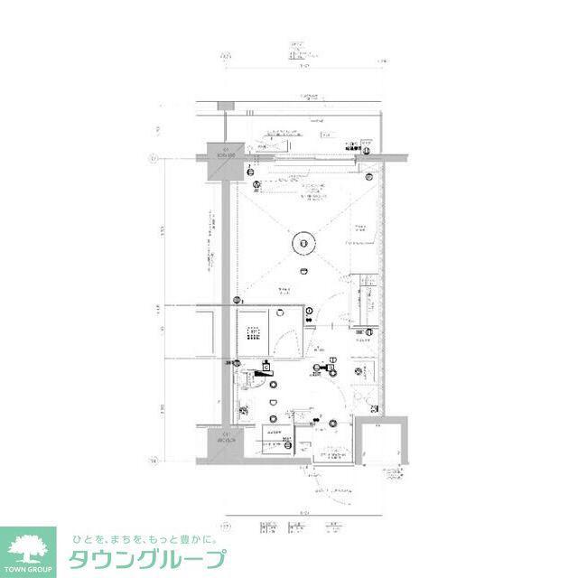 リヴシティ横濱ヒルサイドテラス(1K/7階)の間取り写真